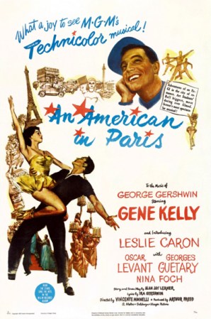 9. An American in Paris (1951) - Tres estadounidenses tienen dificultades para conseguir trabajo en París.