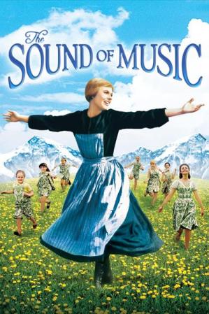 4. The Sound of Music (1965) - Julie Andrews es la niñera de un acomodado oficial de marina cuando estalla la primera guerra mundial.
