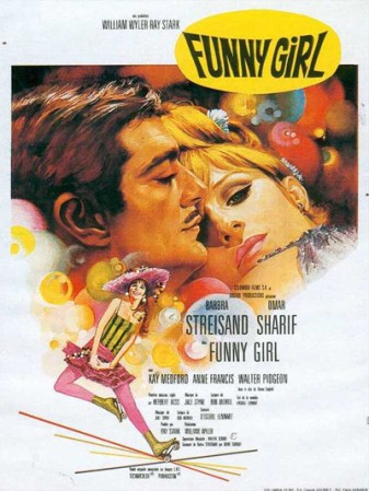16. Funny Girl (1968) - Una de las películas más famosas de Barbra Streisand, protagonizada también por Omar Sharif.