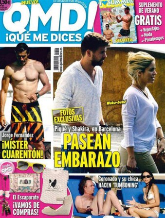 Ya las fotos con el vientre más abultado comenzaron a circular. Finalmente, el 19 de septiembre de 2012, la artista confirmó la gran noticia por medio de las redes.