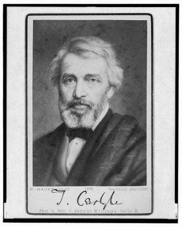 Thomas Carlyle fue un historiador, crítico social y ensayista británico.