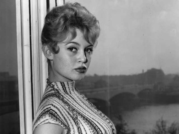 La diva francesa Brigitte Bardot, de joven.