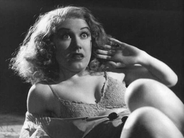 Fay Wray, de joven, cuando protagonizó "King Kong" (1933).