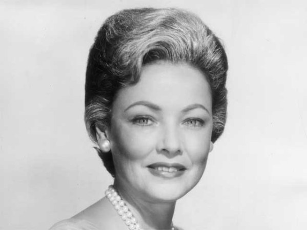 Gene Tierney, ya mayor.