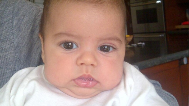 Una de las últimas fotos de Milan que Shakira compartió en Twitter ¡Es adorable!