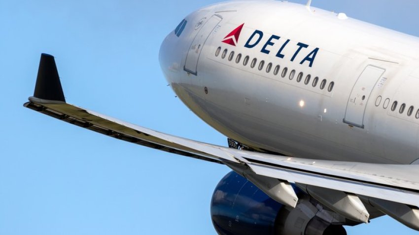 File – Delta Air Line flight