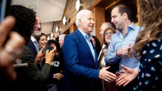 El virtual candidato demócrata, Joe Biden.
