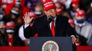 El presidente saliente de EEUU, Donald Trump.