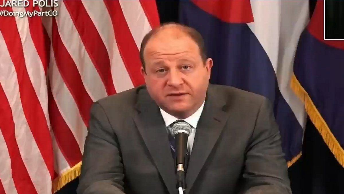 Conferencia de prensa del gobernador de Colorado Jared Polis ...