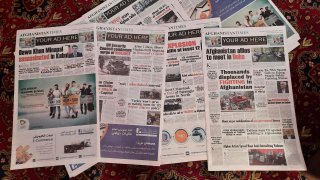 Los diarios ya no salen en Kabul.
