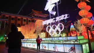 Signage for the 2022 Beijing Olympics