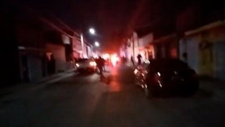 Escena de ataque en Celaya, México