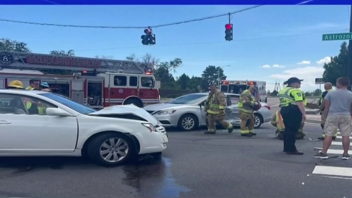 Aparatoso choque en Colorado Springs deja dos personas heridas ...