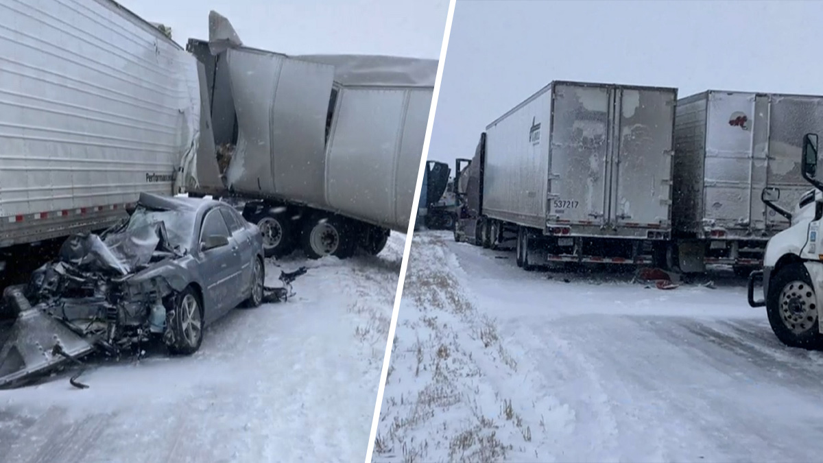 Más de 20 autos involucrados en accidentes en la I70 debido a las
