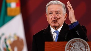 Foto del presidente mexicano López Obrador.