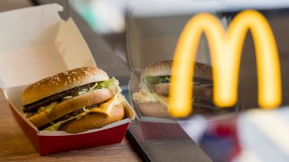 Foto de archivo de un hamburguesa Big Mac de McDonald's.