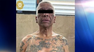 Foto de líder de la Mara Salvatrucha capturado en México.