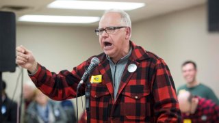 El demócrata Tim Walz, en una fotografía de archivo.