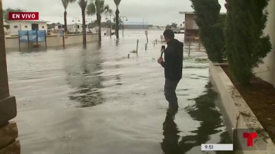 En video: el mar entra a las calles de una ciudad de Florida