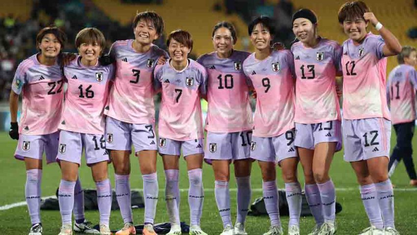 WELLINGTON, NEW ZEALAND – AUGUST 05: Japan celebrate victory during the FIFA Women’s World Cup Australia & New Zealand 2023 Round of 16 match between Japan and Norway at Wellington Regional Stadium on August 05, 2023 in Wellington, New Zealand. (Photo by Lars Baron/Getty Images)