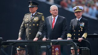 El presidente mexicano, Andrés Manuel López Obrador, encabezó el acto central por la Independencia en la Ciudad de México, este sábado.