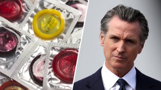 El gobernador de California, Gavin Newsom, vetó iniciativa de facilitar condones gratis en escuelas secundarias.