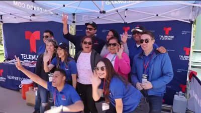 El equipo de Telemundo Colorado celebra el Cinco de mayo con la comunidad local