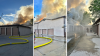 En Arvada: incendio en unidad de almacenamiento deja dos bomberos heridos y daños considerables
