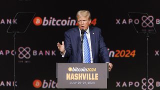 Trump habló este sábado en la conferencia Bitcoin 2024 en Nashville, Tennessee.