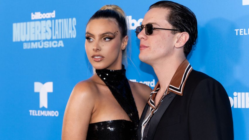 Lele Pons and Guaynaa at Billboard Latin Women In Music held at the Watsco Center on May 6, 2023 in Coral Gables, Florida. The show airs on Sunday, May 7, 2023 on Telemundo. (Photo by Rich Polk/Billboard via Getty Images)