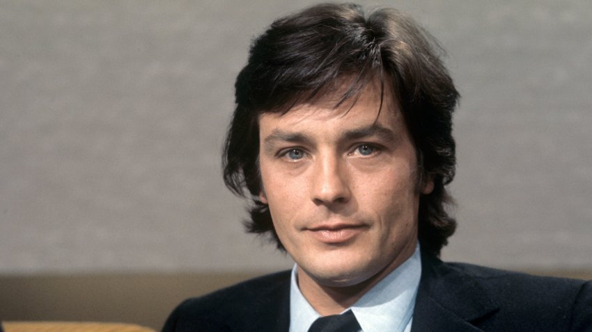 Alain Delon on the set of the magazine “”Twenty four hours on both”” on the occasion of the exit of the movie “”The red circle””.   (Photo by Bernard AllemaneINA via Getty Images)