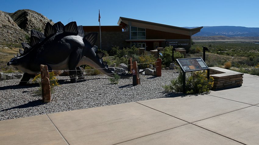 VERNAL, UTAH – SEPTEMBER 23: Visitor Center of the National Dinosaur Monument on September 23, 2022 in Vernal, Utah. (Photo by Dominik Bindl/Getty Images)