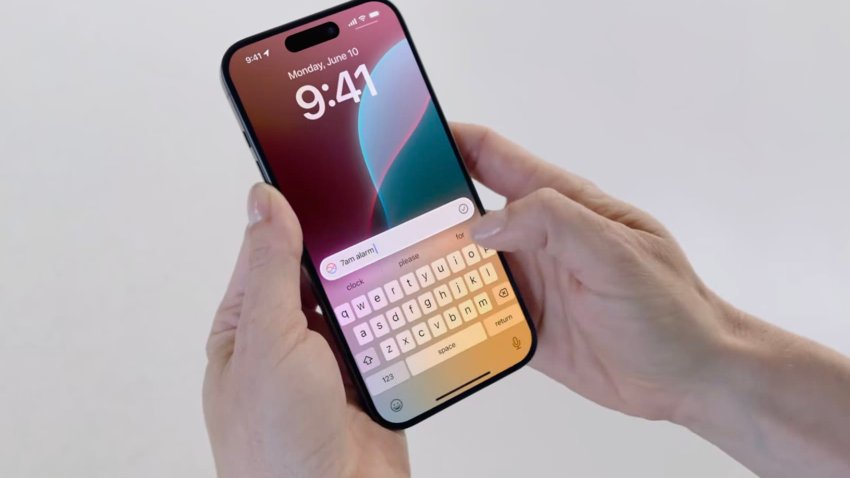 Siri updates during Apple’s WWDC2024 in Cupertino, California, on June 10, 2024.