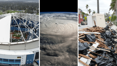 Arrasó techos, árboles y postes de luz: así se vivió la furia del huracán Milton