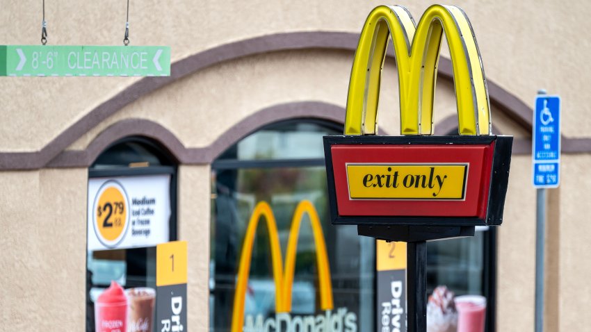 A McDonald’s restaurant in San Pablo, California, US, on Monday, July 29, 2024. McDonald’s sales growth has slowed this year as diners across the world cut back on Big Macs, pinched by years of price increases and tight household budgets. Photographer: David Paul Morris/Bloomberg via Getty Images