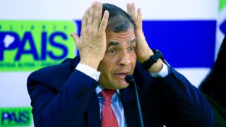 El expresidente de Ecuador Rafael Correa en una imagen de archivo.