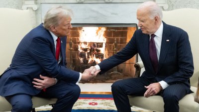 “Estoy ansioso por una transición sin tropiezos”, Biden recibe a Trump en la Casa Blanca