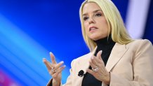 Florida's Former Attorney General Pam Bondi speaks during the annual Conservative Political Action Conference (CPAC) meeting on February 23, 2024, in National Harbor, Maryland. (Photo by MANDEL NGAN / AFP) (Photo by MANDEL NGAN/AFP via Getty Images)