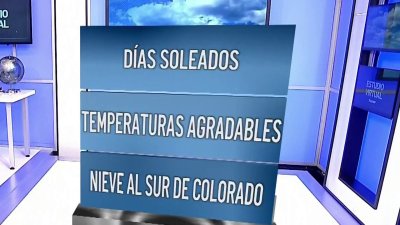 Días soleados y posibilidad de nieve al sur de Colorado