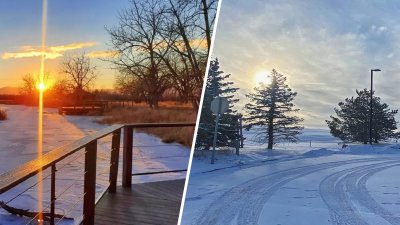 Continúa la nieve en la primera parte del día, pero en la tarde las condiciones del tiempo comienzan a mejorar