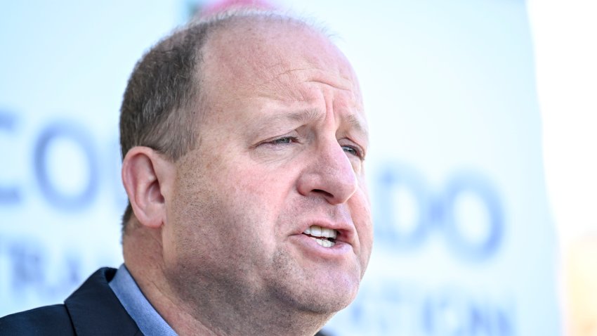DENVER, CO – NOVEMBER 19: Gov. Jared Polis speaks during a press conference to announce plans for the state’s transportation future at the RTD I-25 and Broadway Station in Denver, Colorado on Tuesday, November 19, 2024. (Photo by AAron Ontiveroz/The Denver Post)