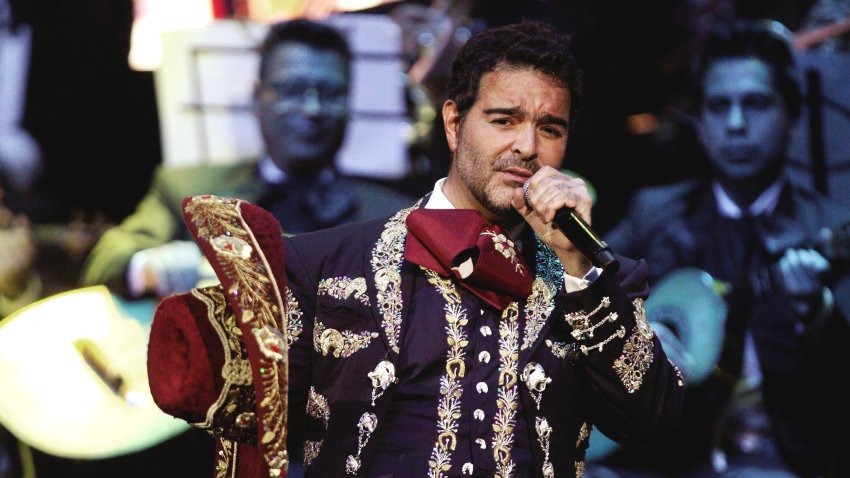 MEXICO CITY, MEXICO – SEPTEMBER 1: Pablo Montero performs during a concert at Teatro Metropólitan on September 1, 2024 in Mexico City, Mexico. (Photo by Medios y Media/Getty Images)