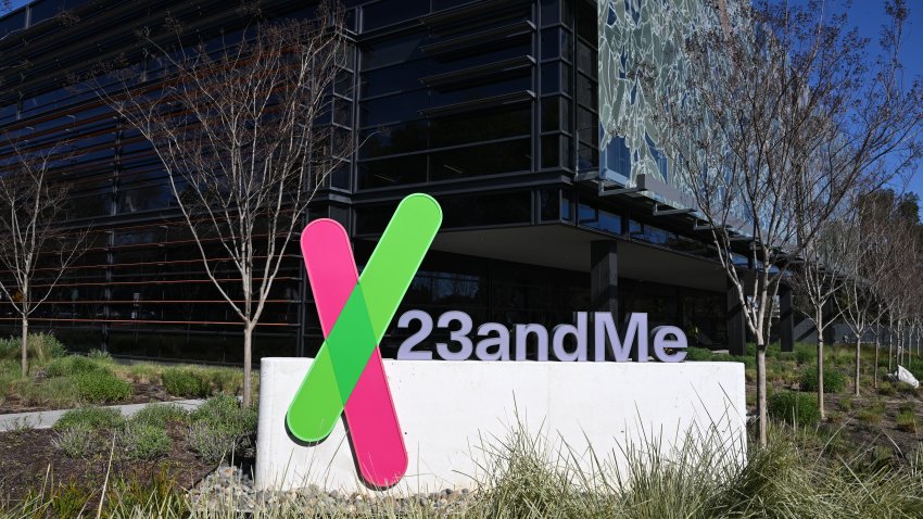 Vista de la sede de 23andMe en Sunnyvale, California, Estados Unidos, el 25 de marzo de 2025.