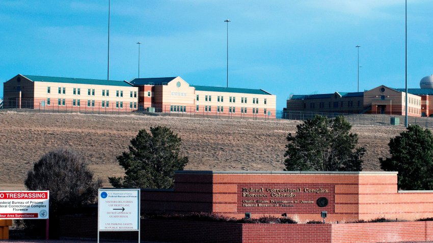 This photo taken on February 13, 2019 shows an exterior view of the United States Penitentiary Administrative Maximum Facility, also known as the ADX or “Supermax”, in Florence, Colorado. – He has already managed to escape twice from high-security prisons in Mexico. But this time, crime lord Joaquin “El Chapo” Guzman may find it more difficult to slip away from the “Supermax” prison in Colorado where he is likely headed. The facility, also known as ADX (administrative maximum), has been dubbed the “Alcatraz of the Rockies” because of its remote location and harsh security measures. (Photo by Jason Connolly / AFP)        (Photo credit should read JASON CONNOLLY/AFP via Getty Images)