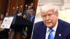 Trump cena con inversores de criptomonedas, mientras EEUU conoce impactos a planes en salud