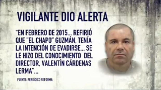 Reporte: hubo alertas sobre fuga de “El Chapo”